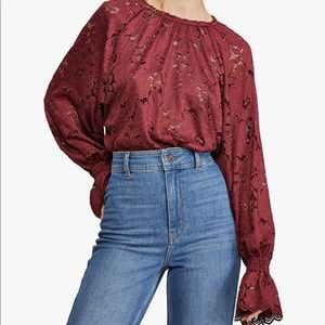 Free People | Olivia Lace Top (M)
